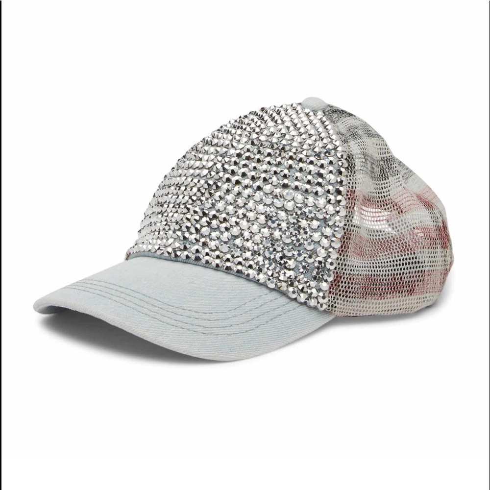 David and Young| Rhinestone 4th of July Hat | NWT
